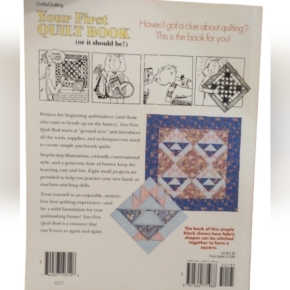 Vintage 1997, Your First‎ Quilt Book - Picture 2 of 2